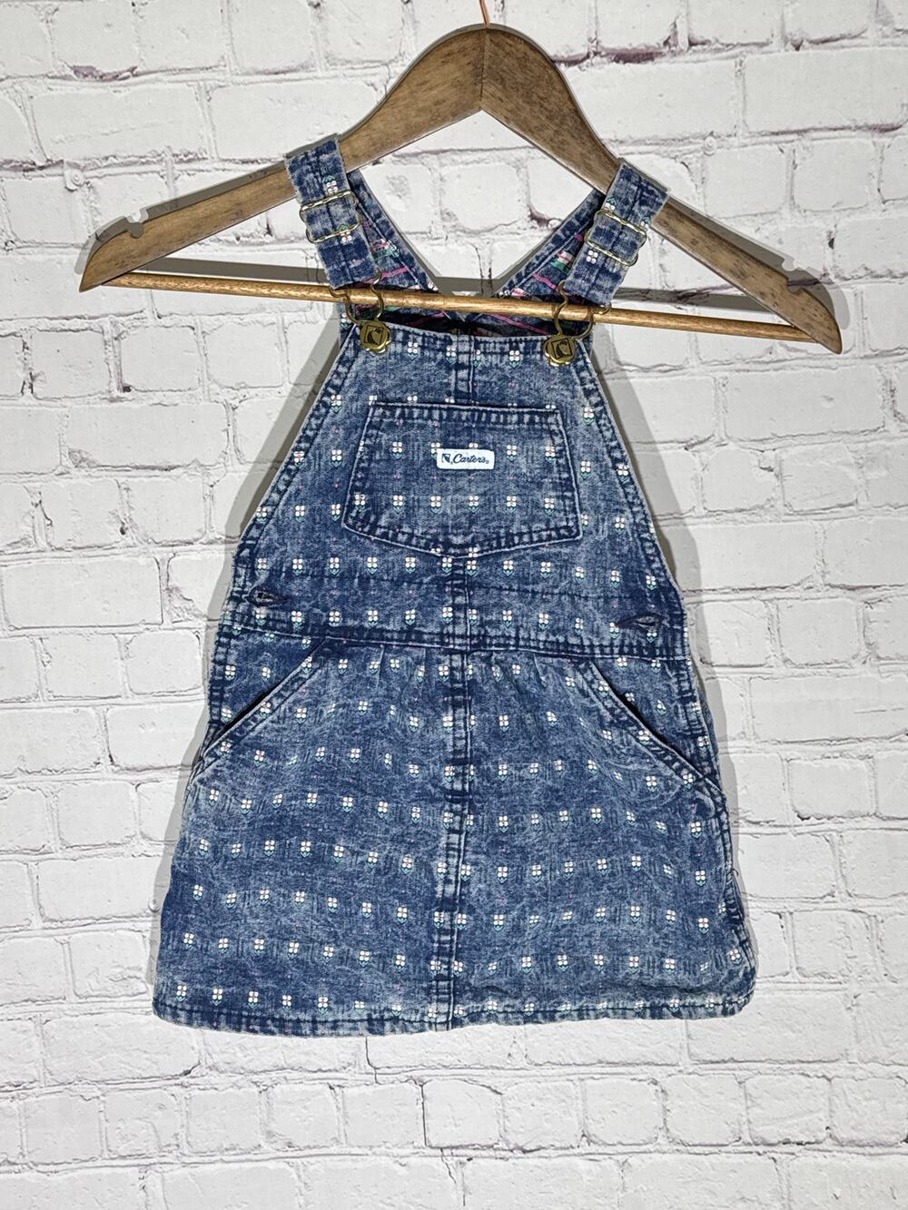 Vintage Carter Denim Floral Dress